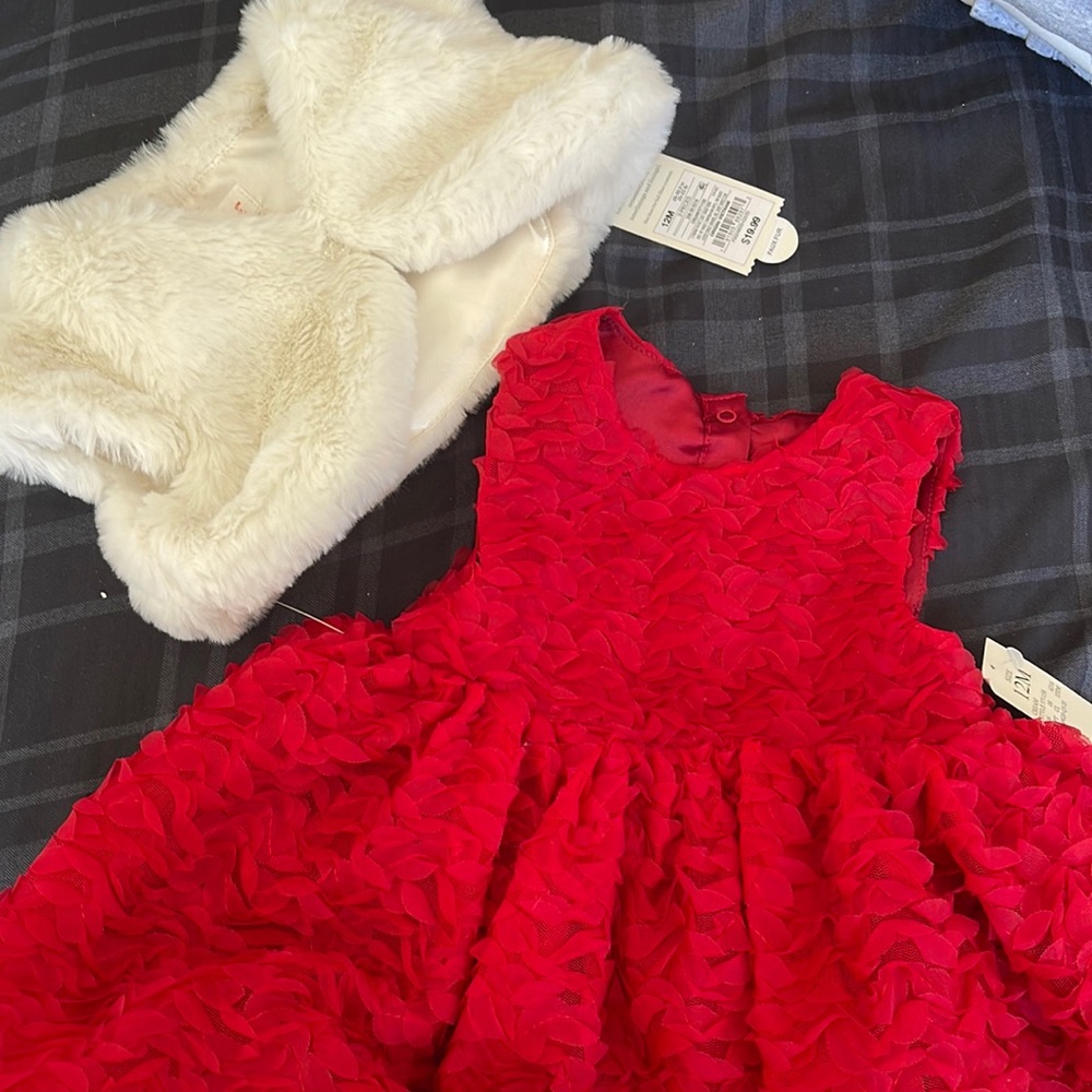 Red dress with little jacket